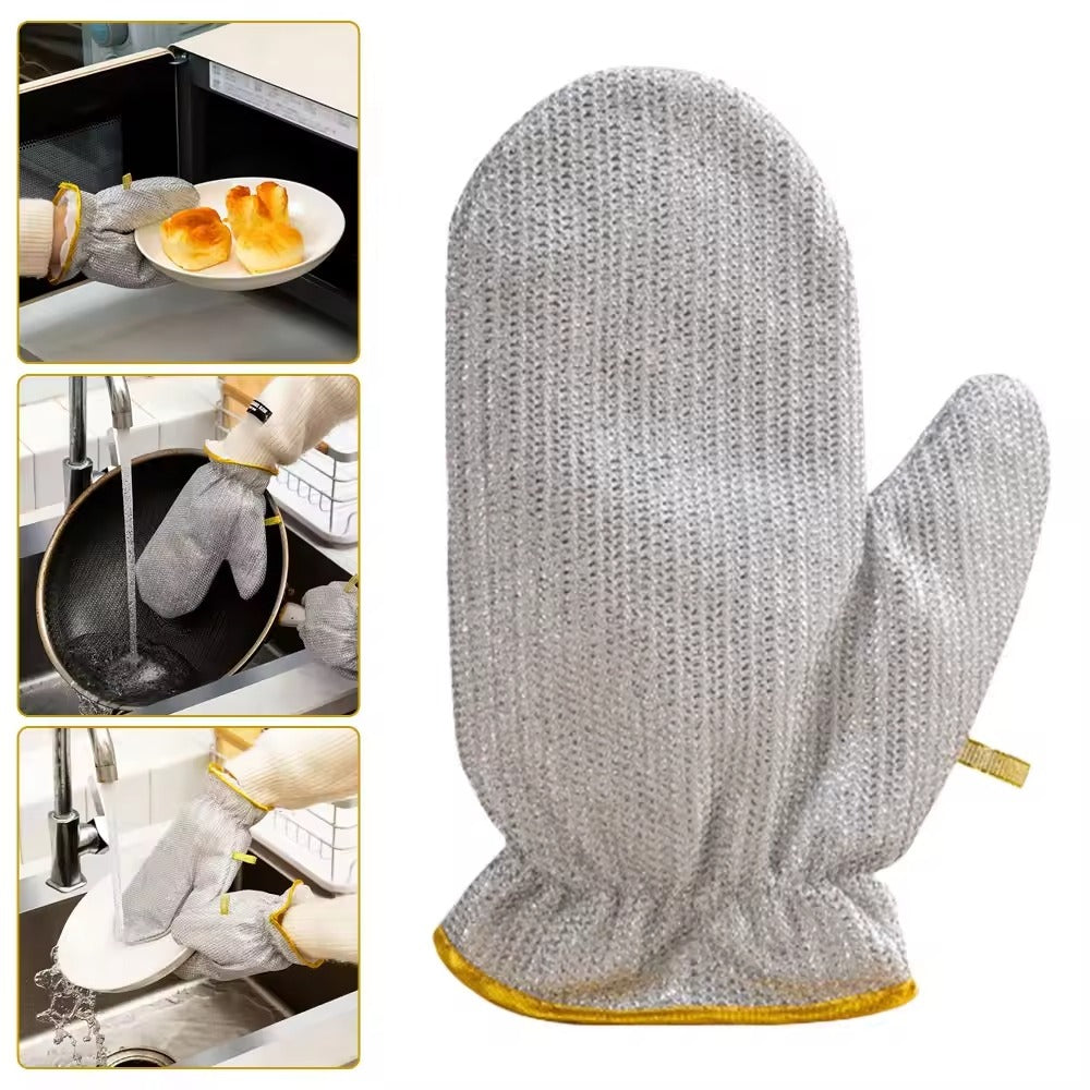 Buy 1 Get 1 Free - Heavy-Duty Scrubber Mitt
