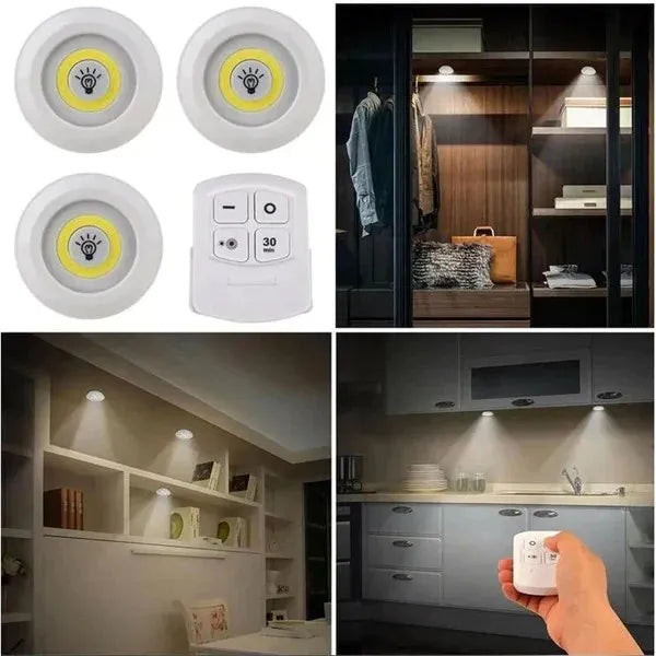 Pack of 3 Led Remote Cantrol