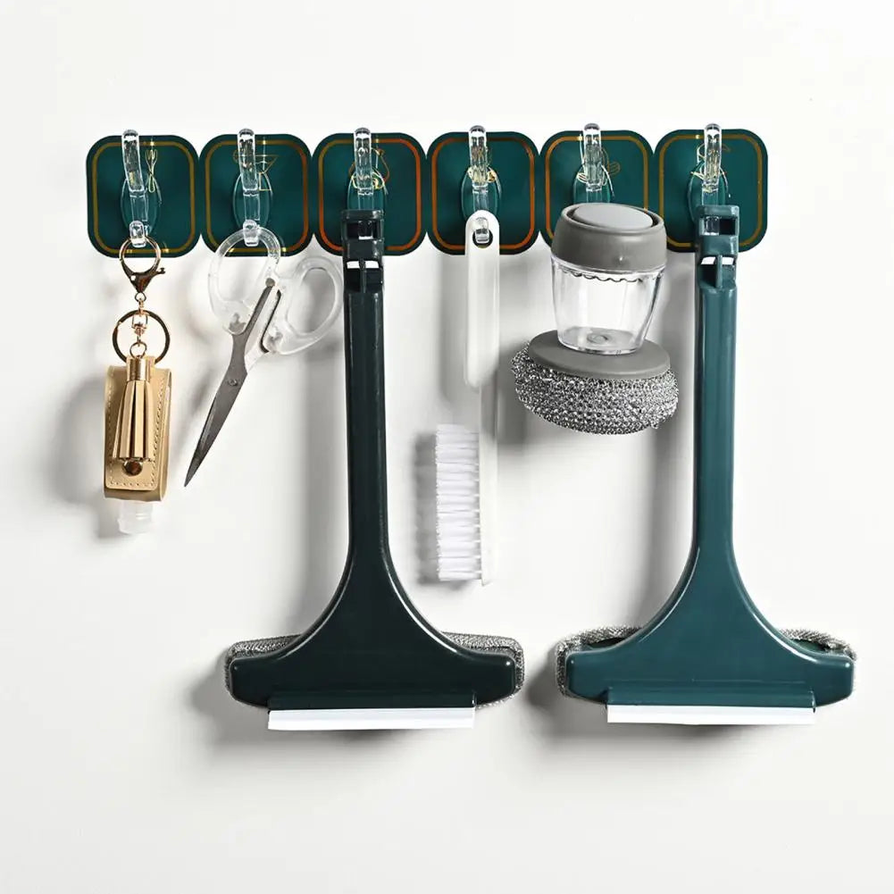 6 Hook Wall Mounted Organizer - Random Color