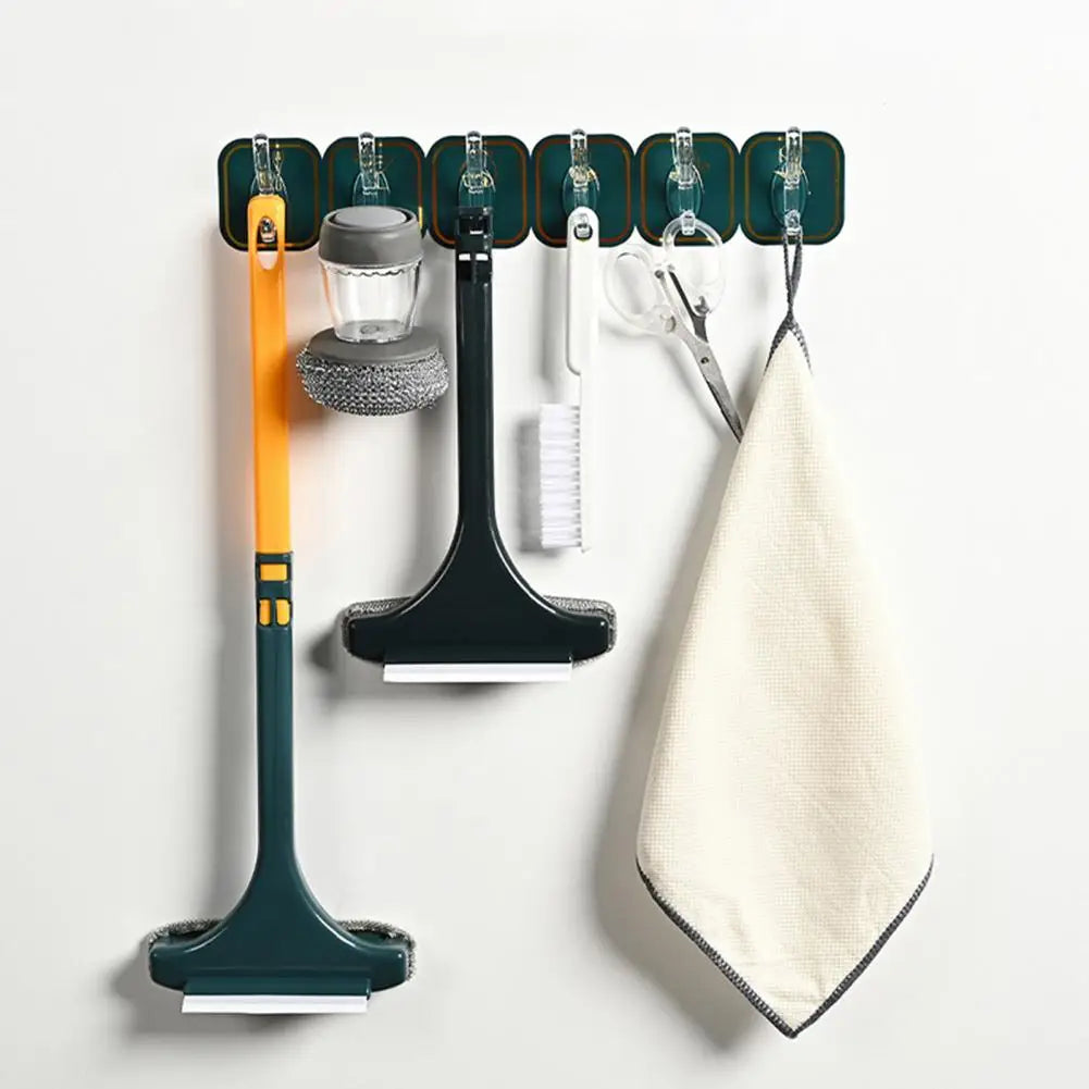 6 Hook Wall Mounted Organizer - Random Color