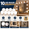 Pack of 10 Vanity Mirror
