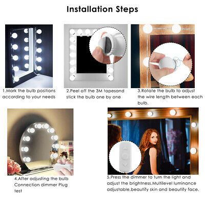 Pack of 10 Vanity Mirror