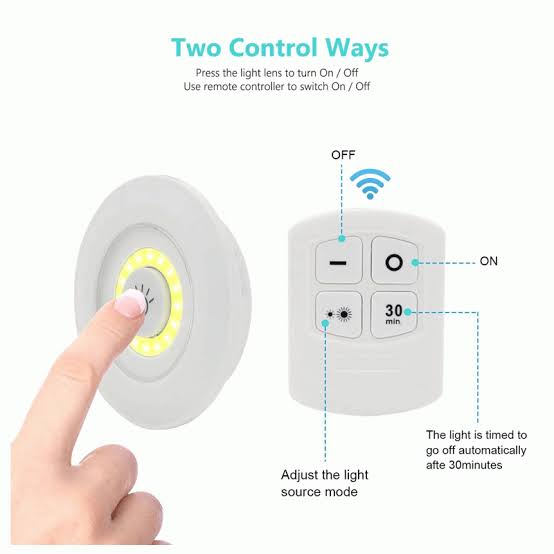 Pack of 3 Led Remote Cantrol