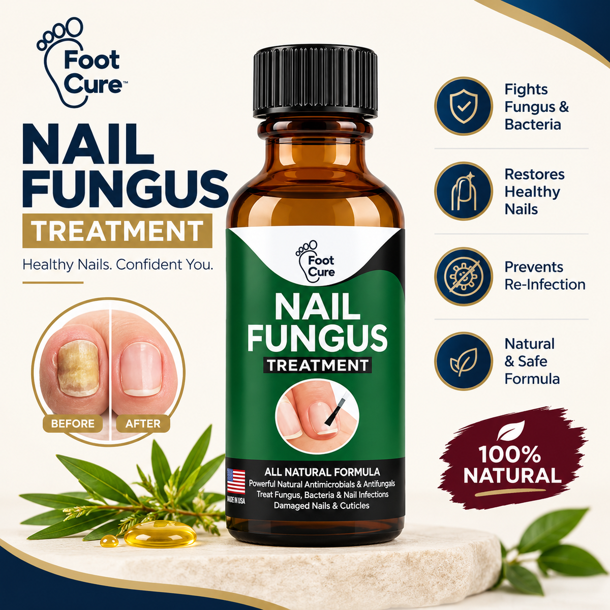 Fast Nail Fungus Treatment Serum (15ml)