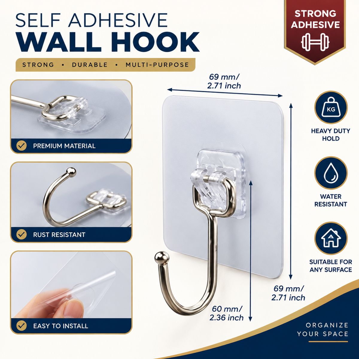 20 Wall Hooks